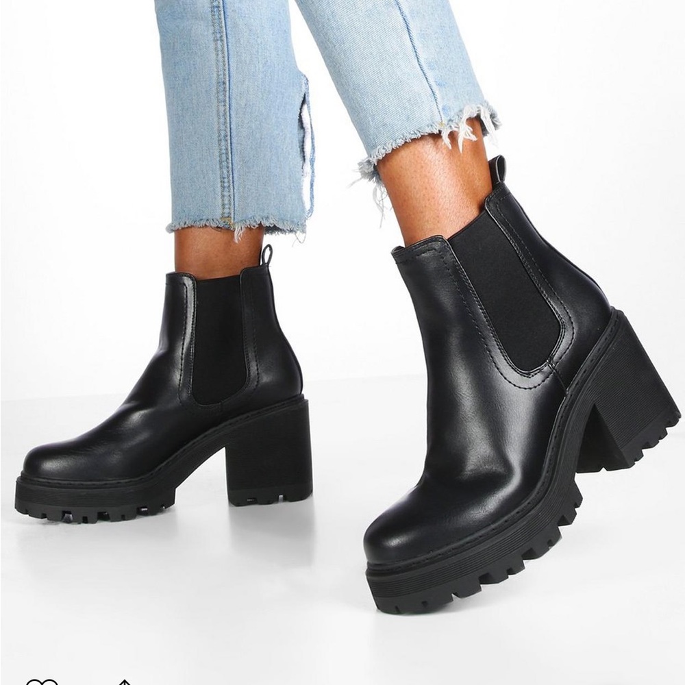 Never worn. Size 8 black booties